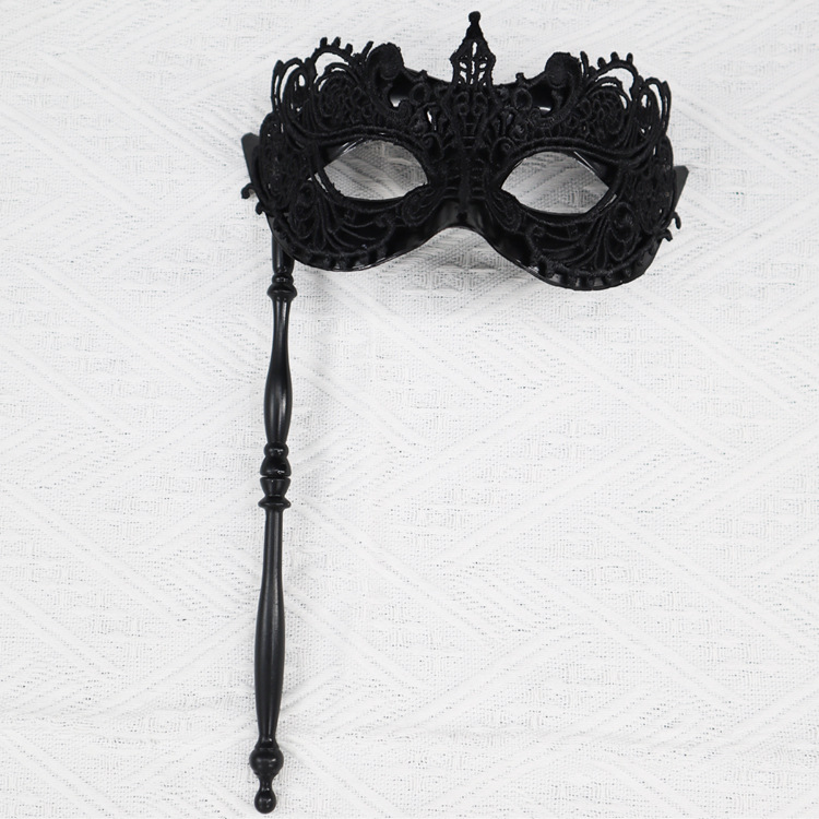 Amazon máscaras de encaje de mano máscaras de mitad de cara máscaras misteriosas de baile de maquillaje de fiesta