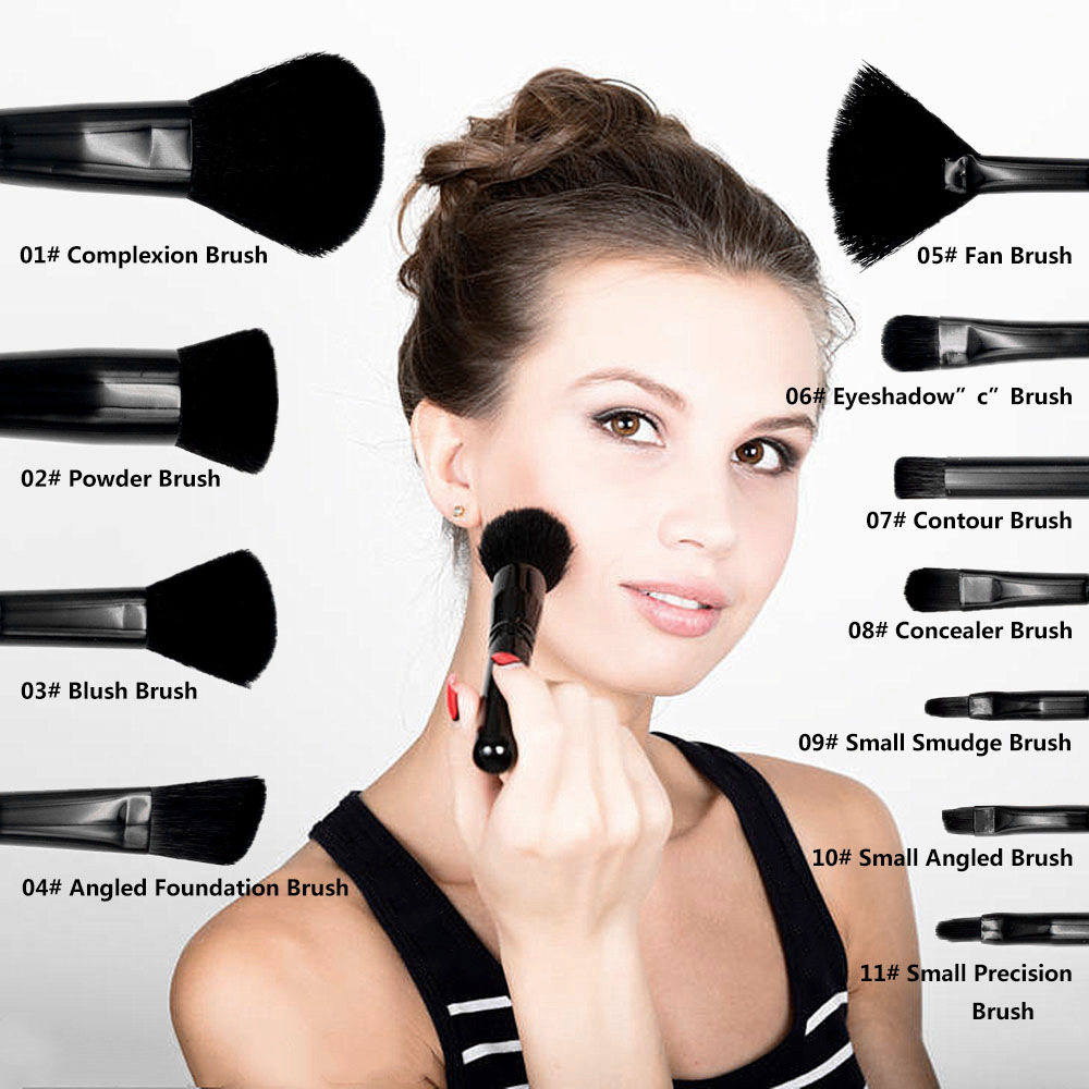 13 PCs Makeup Brush Set Premium Syntheti...