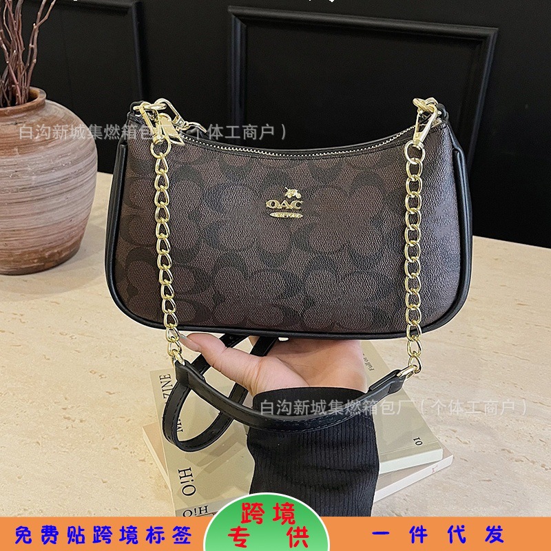 Ventas transfronterizas en caliente nuevas bolsas de brazo de mujer, bolsas de hombro, bolsas de mano de impresión casuales de moda para mujeres