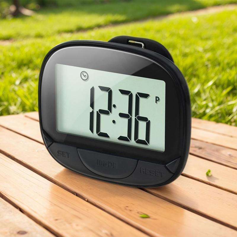 T2440 代发速卖通亚马逊跨境新款计步器夹式计步器 卡路里计