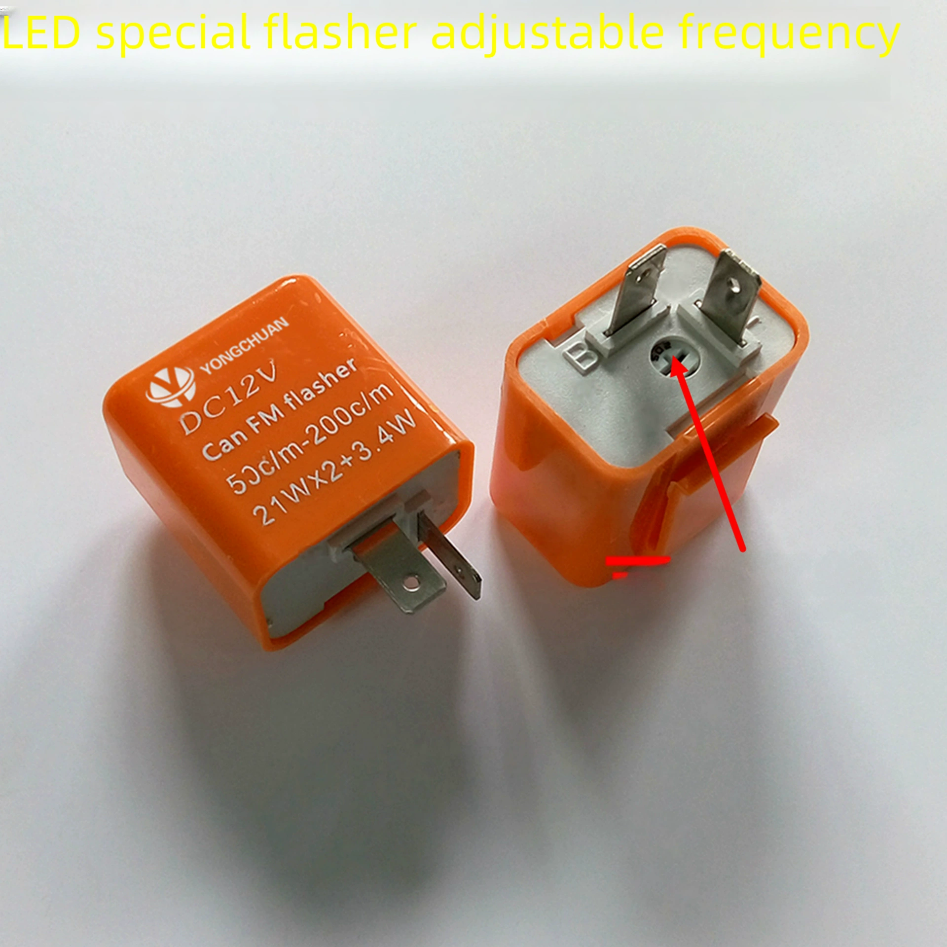 Electric vehicle motorcycle LED flash shift light control relay LED turning light flashing speed adjustment