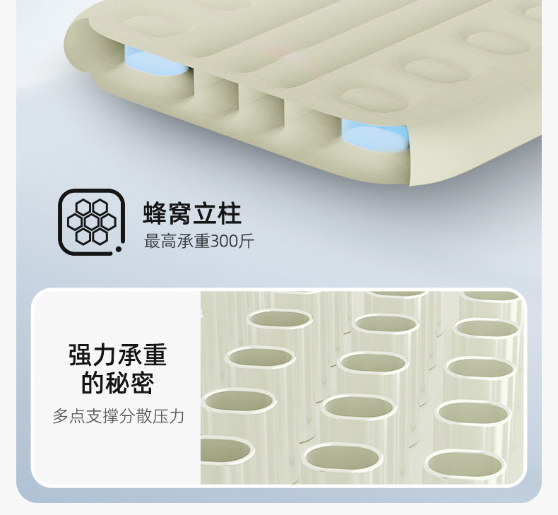 Car-borne Automatic Inflatable Bed Cushion Car SUV Rear Seat Pneumatic Travel Bed Car Sleeping Artifact for Internal Use