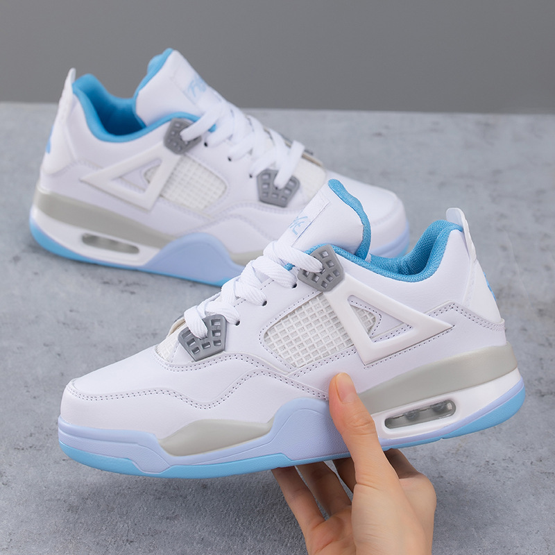 ins Artistic Style White Air Cushion Sneakers Women's Korean Style Student Party Daily Wear Basketball Running Shoes Men's ins Artistic Style White Air Cushion Sneakers Women's Korean Style Student Party Daily Wear Basketball Running Shoes Men's