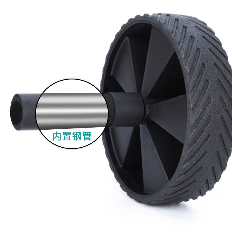 Amazon Venta caliente rueda gigante entrenador abdominal 180mm rueda única rodillo abdominal rueda muscular abdominal rueda abdominal entrenador abdominal artefacto fabricante