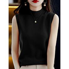 E 55936 Semi-High Neck Sleeves Sweater �������֯����