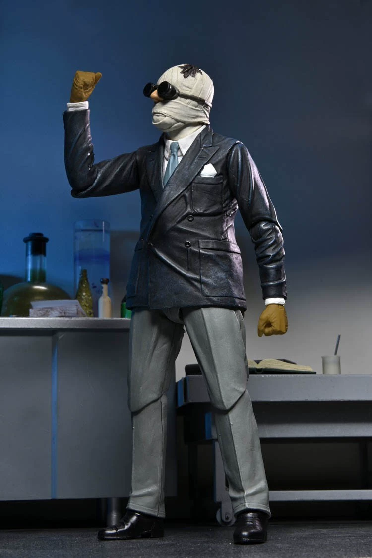 Настоящий NECA 04818 Global Monster Invisible Person 7-дюймовый движущийся Парис