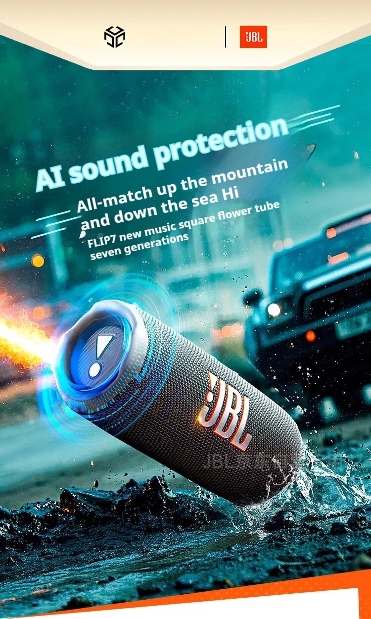 J. B .L FLIP7 Portable Outdoor Wireless Bluetooth Speaker