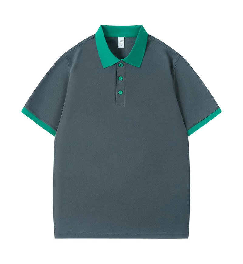 Gris oscuro y verde claro