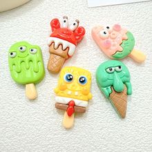 亮面树脂配件海宝宝冰棒总动员diy手工美容手机壳收纳盒发夹鞋扣