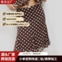辣妹高腰波点百搭款半身裙