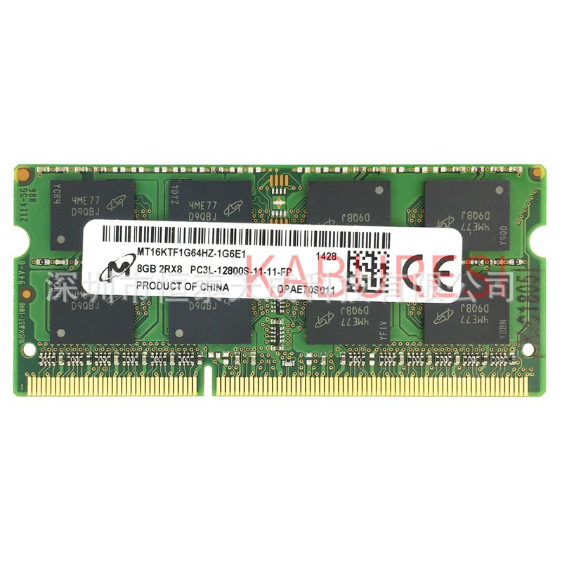 Микрон DDR3L 8ГБ 1600МГц PC3L-12800 планку памяти ноутбука MT16KTF1G64HZ