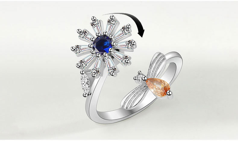 Copper Geometric Plating Zircon Women'S display picture 2