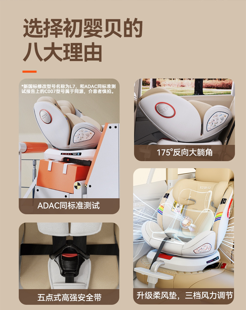 Suitable for infants and toddlers, child safety seat for cars, baby car seat for 0-2 years old