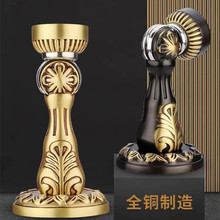 铜门吸木门卧室磁力门阻器别墅大门防撞墙吸简约门碰北欧全铜门阻