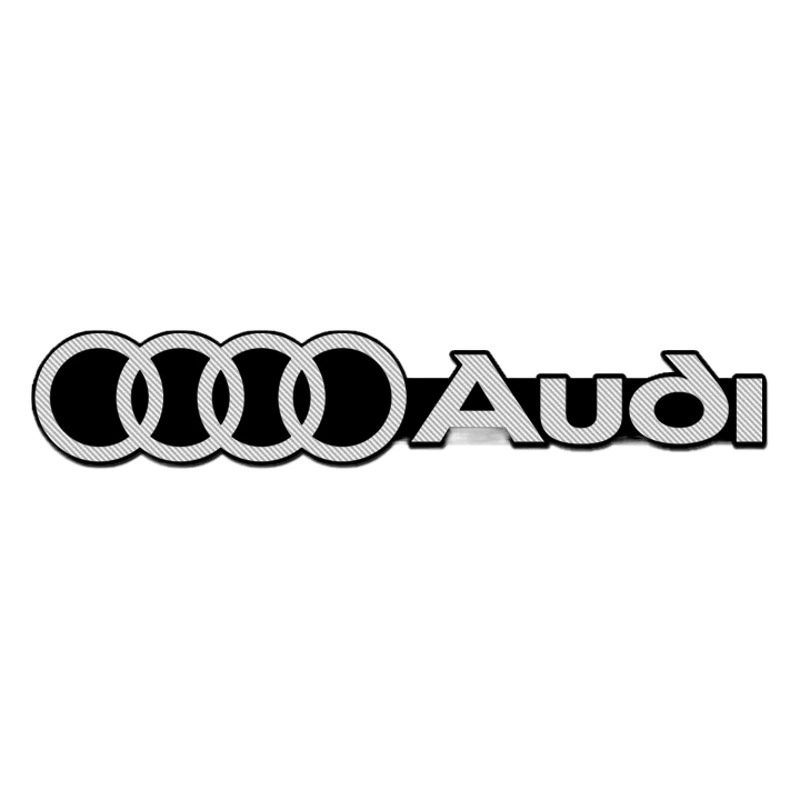 Автомобильная аудио этикетка подходит для автомобильной этикетки Audi аудио наклейка интерьер маленькая этикетка декоративная наклейка