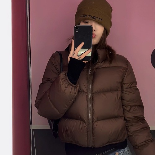 Women's American Down Jacket Winter Retro Coat Street Style Down Coat Fashion Trendy Quilted Coat Unique High-end Jacket