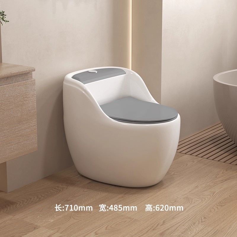 Retro estilo huevo inodoro asiento de inodoro decoración de hotel residencial familiar nuevo inodoro transfronterizo del sudeste asiático