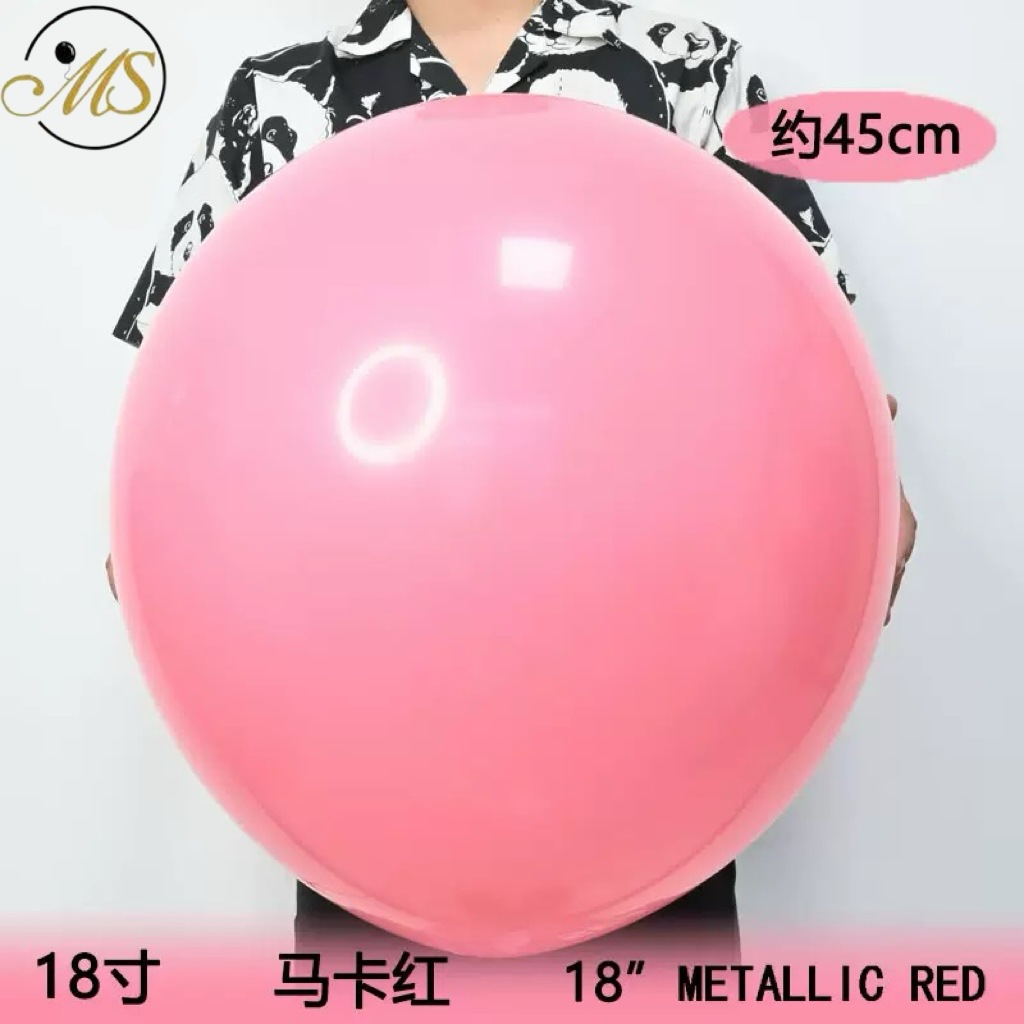Globo de color Maca monocromo globo de látex engrosado 5 pulgadas 10 pulgadas 12 pulgadas 18 pulgadas 36 pulgadas globo de fiesta de cumpleaños