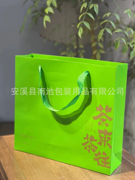 Gift bag green