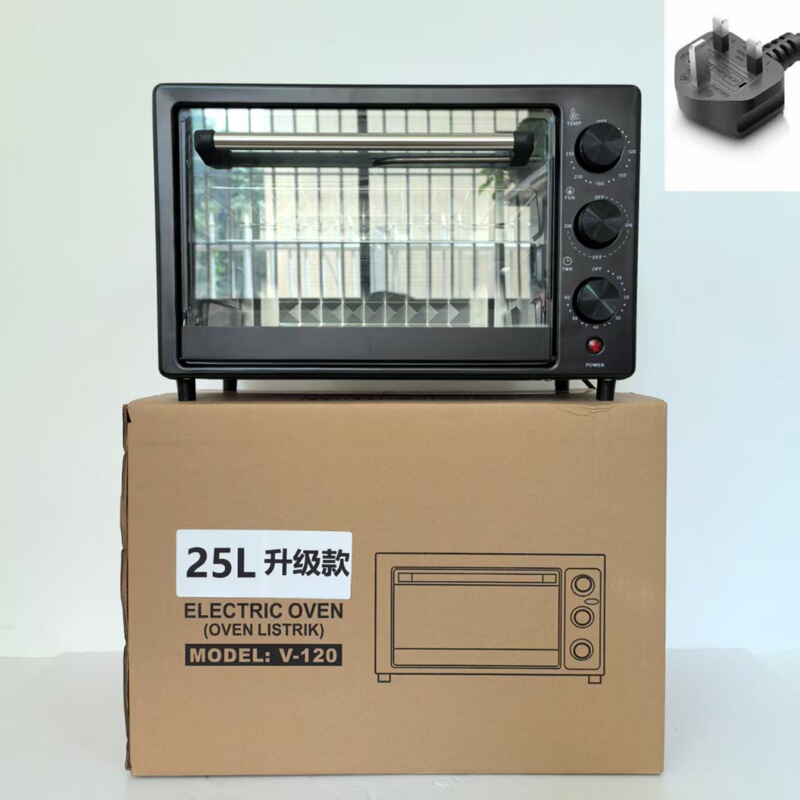 12L25L48L烤箱多功能烤箱25L出口家用小型双层式烘焙电烤箱|undefined