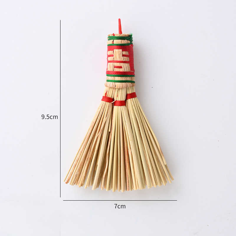 Año Nuevo Año Nuevo Barril Ping An Kang Liuliu Escoba Colgante Decoración Colgante Colgante Campana