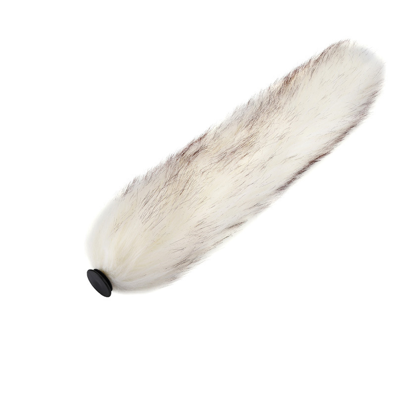 Sexy reemplazable Fox cola de silicona vibración anal plug back corte masturbación SM suministros para adultos entrega al por mayor