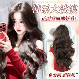 假发长卷发;假发片;长直发假发