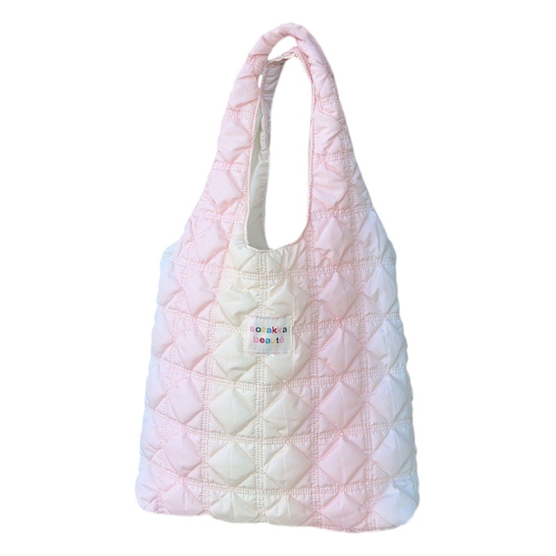 311181 Otoño e Invierno 2023 gradiente nube burbuja plisada bolsa de hombro bolso de compras crossbody bolsa de chaleco