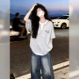 圆领夏季撞色百搭上衣