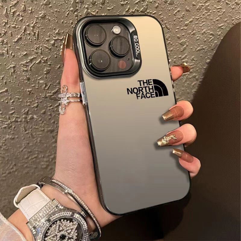 Trendy Brand iPhone 16 Pro Max Phone Case with Silver Color, Personalized Apple 15 Pro X Laser Silver Case Trendy Brand iPhone 16 Pro Max Phone Case with Silver Color, Personalized Apple 15 Pro X Laser Silver Case