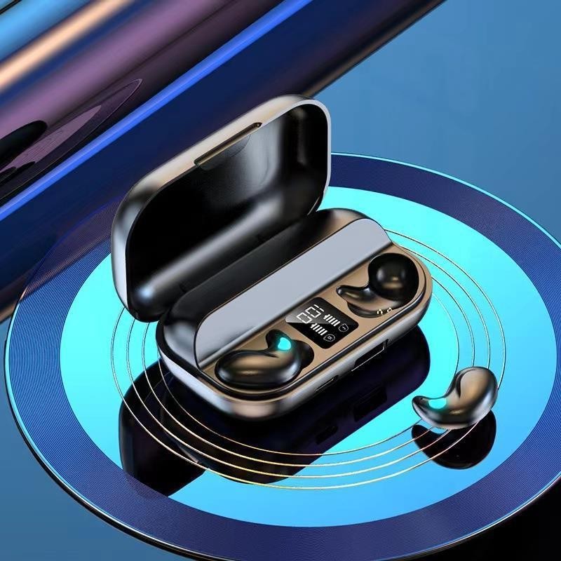 X55ステルス睡眠イヤホン骨伝導ミニ超小型ノイズ低減デジタル長航続マカロンbluetoothイヤホン|undefined