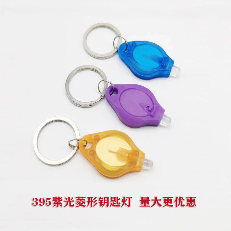 Мини 395uv фиолетовая лампа Handheld бактерицидная лампа 395 Фиолетовый детектор лампа обнаружения флуоресценции флуоресцентного агента лампа обнаружения