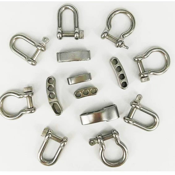 304U type D -type unloading steel wire rope buckle specifications all M4 chain buckle horseshoe -shaped unloading bow type unloading