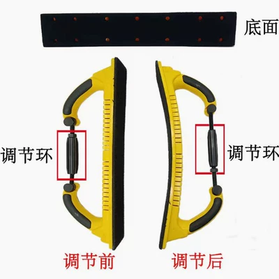 70*400 Rectangular Deformable Hand Sanding Board Sheet Metal Spray Repair - 70400-deformable-hand-push-plate-inner-arc-and-outer-arc-plane-three-purpose