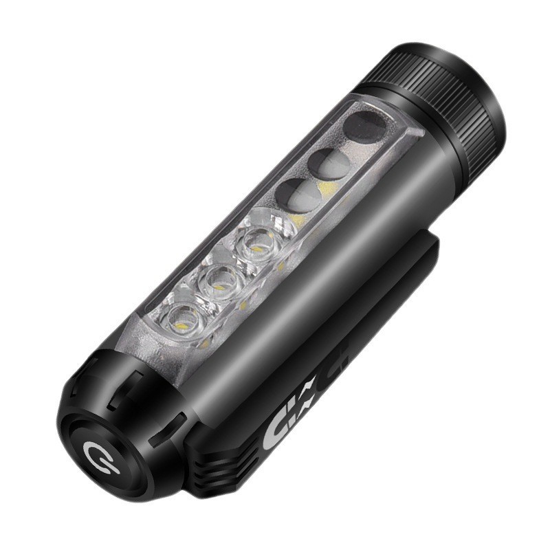 Nuevo mini faro transfronterizo TYPE-C recargable con múltiples fuentes de luz, faro de emergencia impermeable al aire libre, faro fuerte