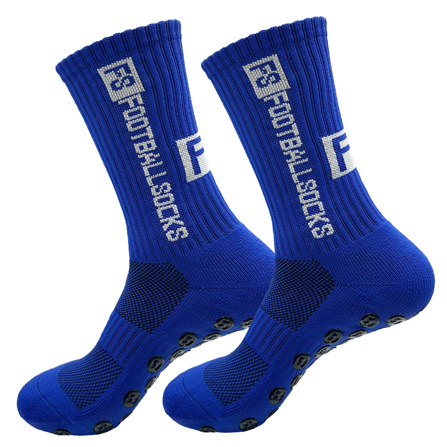 FS cross-border hot new football Socks Calcetines deportivos para hombres y mujeres calcetines de media pantorrilla toalla inferior silicona antideslizante calcetines de baloncesto transpirables