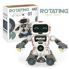 New fun children's early education robot that can bark, walk, turn over, dance, sing, light and music toys