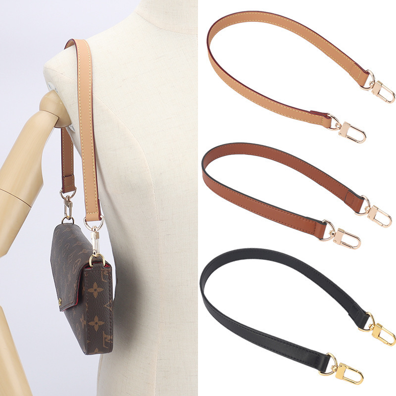 Underarm Bag Shoulder Strap Accessories Mahjong Bag Shoulder Crossbody Thin Bag Strap l Bag Strap Transformation Leather Replacement Factory Pin