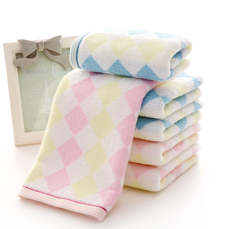 Jialiya Towel Pure Cotton Comfortable and Skin-Friendly Diamond-Shaped Face Towel Adult Couple Soft and Strong Water Absorption Gift 8701-1 Jialiya Towel Pure Cotton Comfortable and Skin-Friendly Diamond-Shaped Face Towel Adult Couple Soft and Strong Water Absorption Gift 8701-1