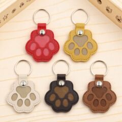 和風ペットの毛収納キーホルダーかわいい猫の爪の形の毛のキータグペットのキー銘板