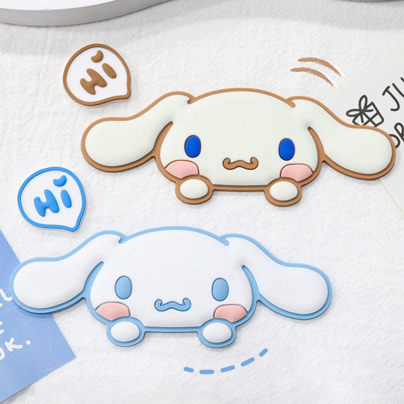 Sanrio lie prone Jade dog PVC soft drop glue slippers decorative patch mobile phone case storage box jewelry DIY material