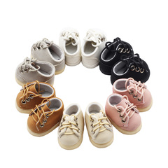 15-20cm Cotton Baby Doll Shoes 6 Points BJD Toy Doll Boots Large Head Shoes 4.8*2.8cm