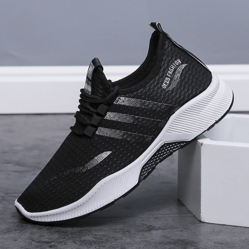 Men's Shoes 2026 Spring and Autumn New Models Lightweight Breathable Casual Trendy Sports Shoes Cheap Street Vendor Shoes Men's Wholesale in Stock