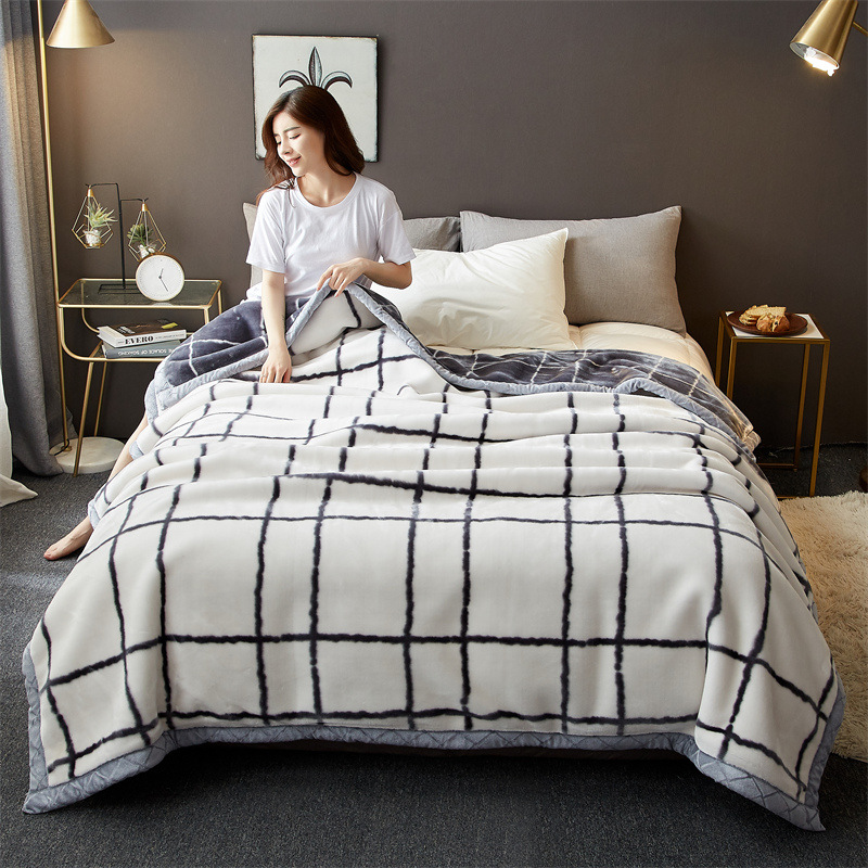 2024 nueva manta raschel gruesa