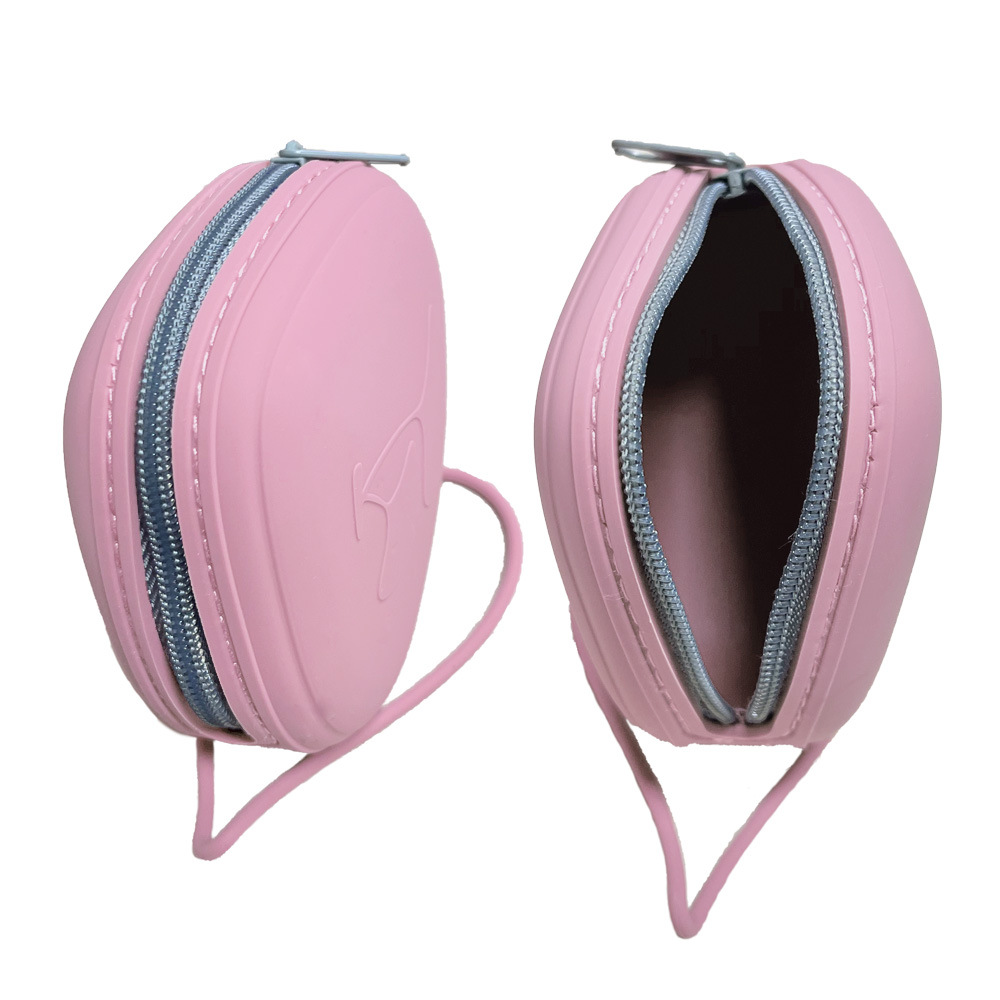Cartera de cambio de silicona simple bolsa de auriculares de dibujos animados para niños pequeña cartera transfronteriza encantadora creativa bolsa de almacenamiento de bocadillos portátiles
