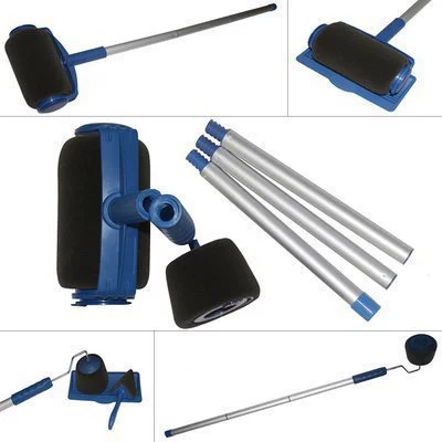 Pintar Facil's new TV product seamless sponge drum brush five -in -one multi -function paint brush set
