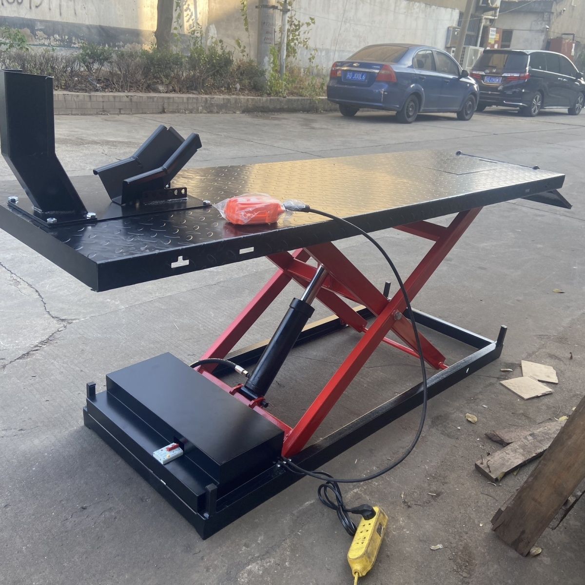 Electric Hydraulic Lift Platform for Small Motorcycle Lifts, Lift Equipment, Maintenance Workbench, Tool Platform