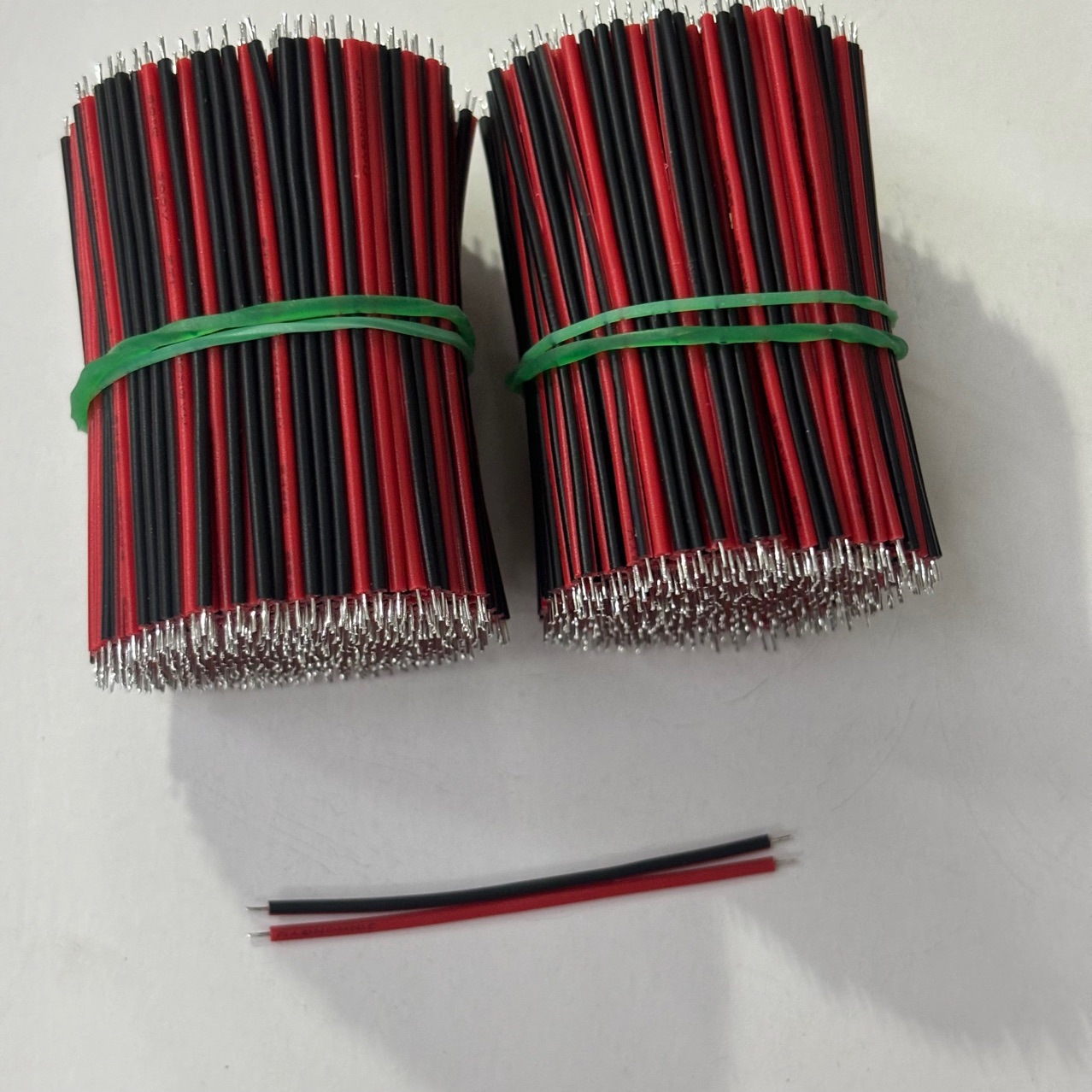 红黑并线彩排1007AWG26电子线设备器加工适配器红黑排线50mm