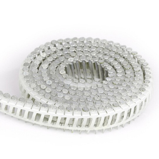 锦乾牌气枪钉2.5*27塑排电镀钢卷钉2.5*32 15度钢卷钉