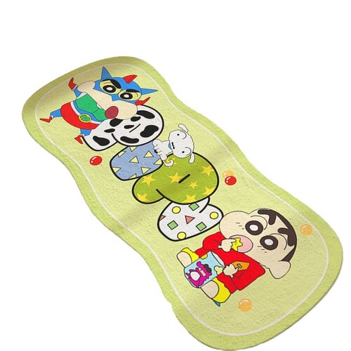 Cartoon irregular bedroom bed side rug girl's room durable and wear-resistant floor mat closet long imitated cashmere rug
